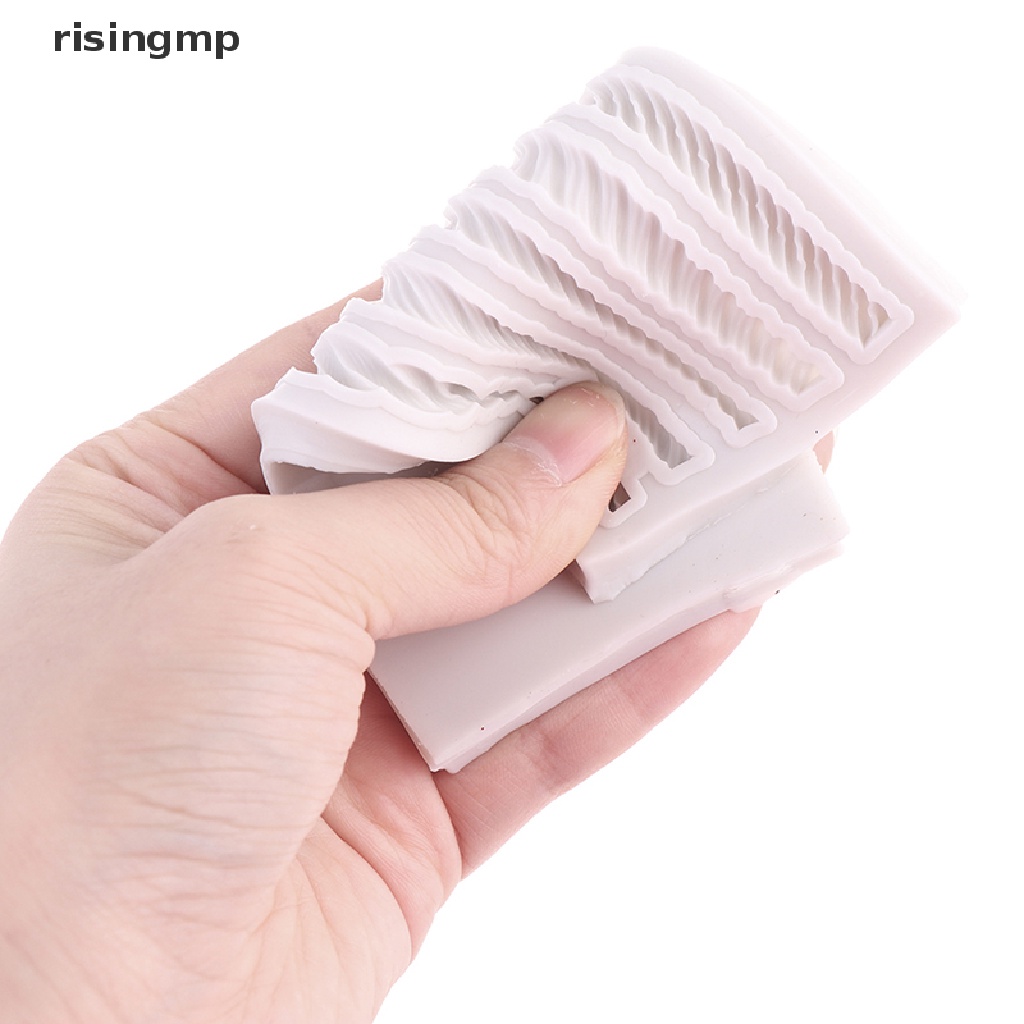 Khuôn Silicone Làm Bánh / Sô Cô La Hình Dây Thừng Năm Đường Độc Đáo DIY ♨Trên đó