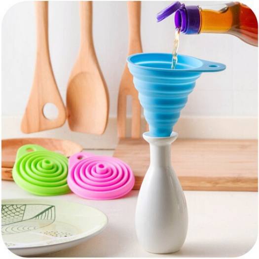 Phễu/Quặng sillicon gấp gọn chịu nhiệt tốt tiện dụng