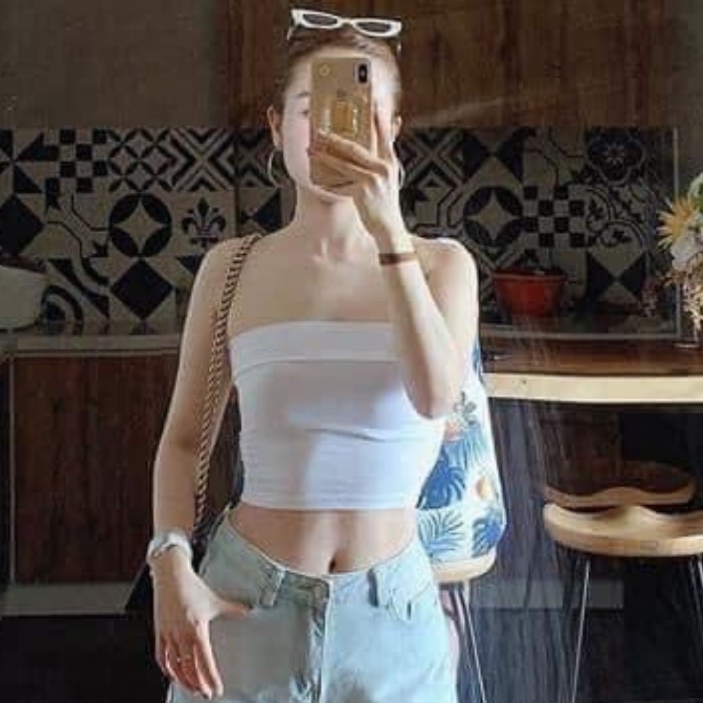 Áo Quây Ngực _ Chất Borip Lụa Mỏng Mịn _ Dáng Croptop 4 Màu Siêu Hot