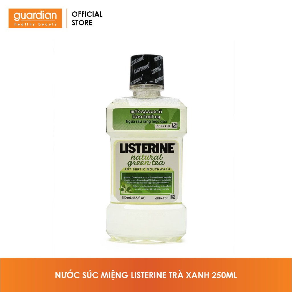 Nước Súc Miệng Trà Xanh Listerine Natural Green Tea Zero Alcohol 250ml