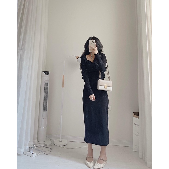 Set váy 2 dây và cdg len tăm | BigBuy360 - bigbuy360.vn