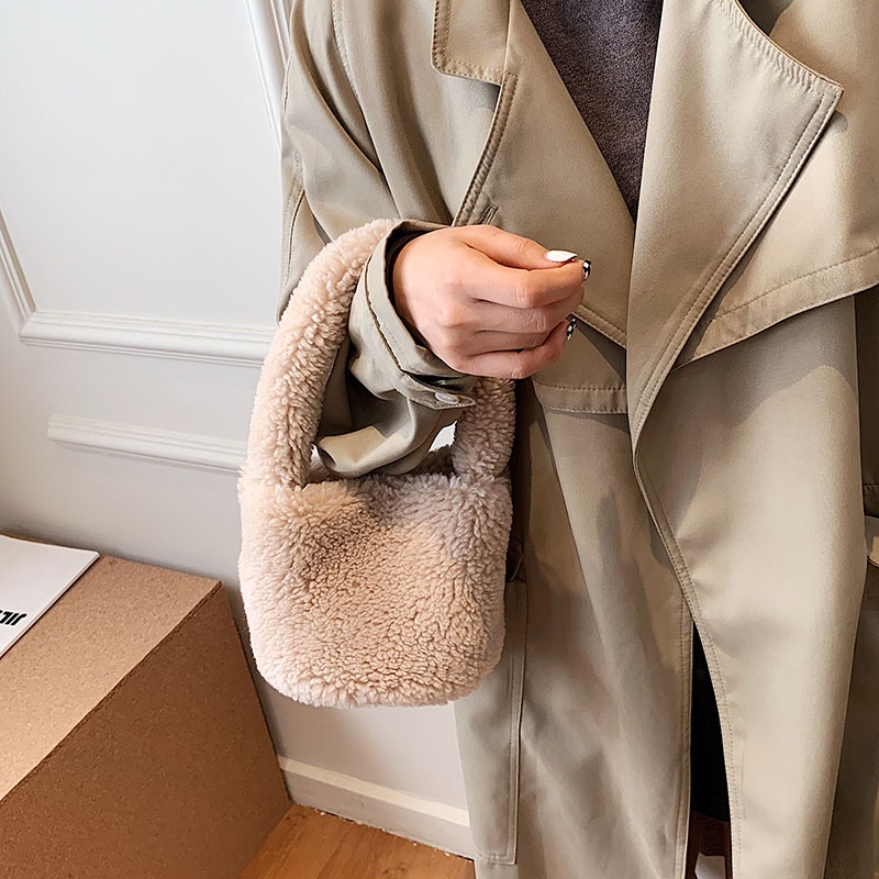 Túi Đeo Chéo Bằng Lông Xù Thời Trang Mùa Đông Dành Cho Nữ Chaika Kilter