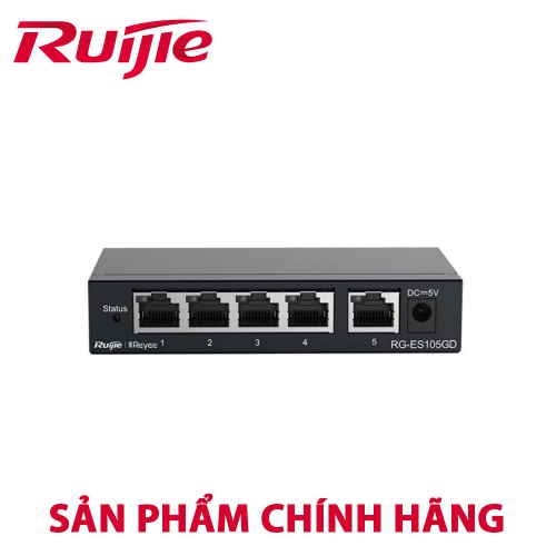 Switch Ruijie Reyee RG-ES105GD 5-Port Gigabit unmanaged