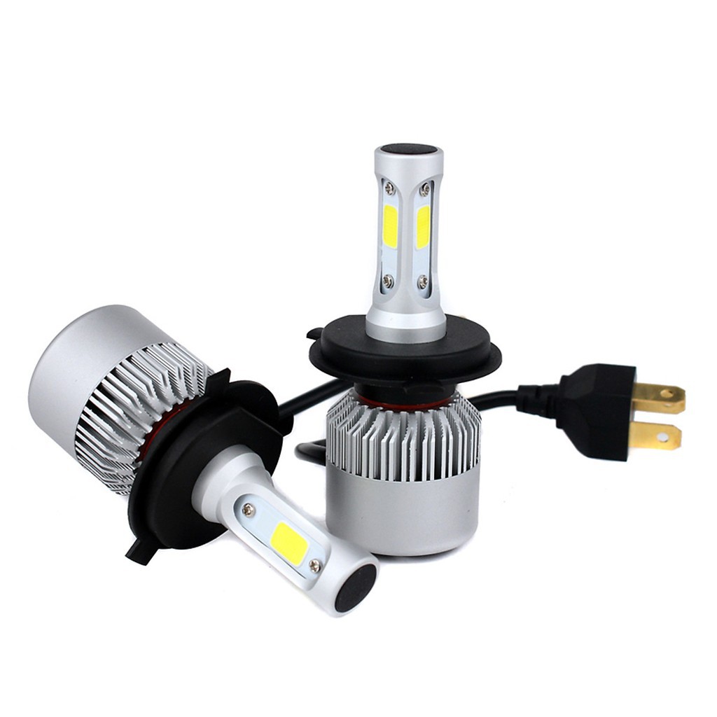 Đèn pha led C6 siêu sáng 3 tim LED - dùng cho ô tô - xe máy - Bh 6 tháng