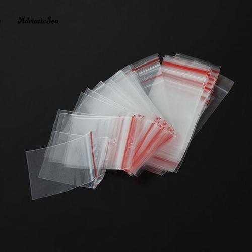 Bộ 100 Túi Zip Nhựa Trong Suốt Kích Thước 4x6cm