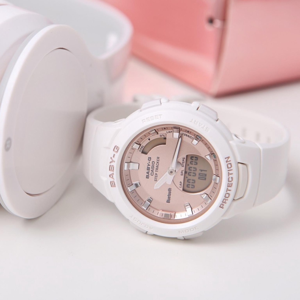 Đồng Hồ Casio Nữ Dây Nhựa BABYG BSA-B100MF-7A Chính Hãng