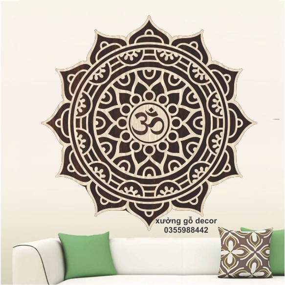 (Mẫu Mới) Decor Hoa Mandala Treo Tường Trang Trí Phòng Thiền , Yoga ...