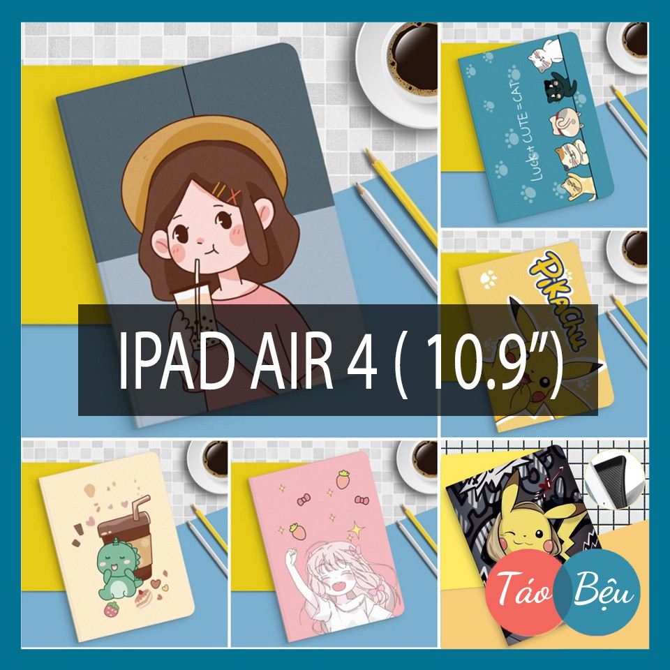 Ốp iPad Air 4 2020 10 9 inch , Bao Da ipad Air 4 Hoạt Hình Cực Chất