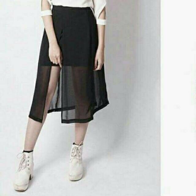 Chân váy vôn xẻ tà 1 bên dài qua gối ( hàng y hình 100%) . | BigBuy360 - bigbuy360.vn