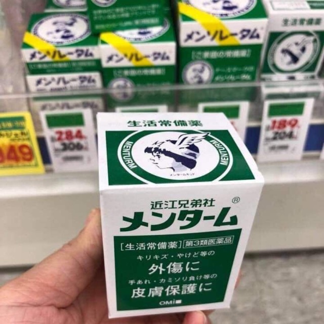 [Hỏa Tốc HN] Dầu cù là Omi Menturm 85g nội địa Nhật Bản
