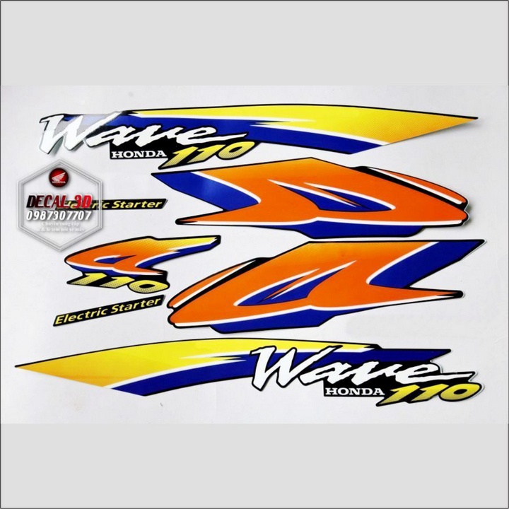 TEM WAVE THÁI 110 CHO XE ĐEN HÀNG ZIN 3 LỚP KHÔNG PHAI MÀU