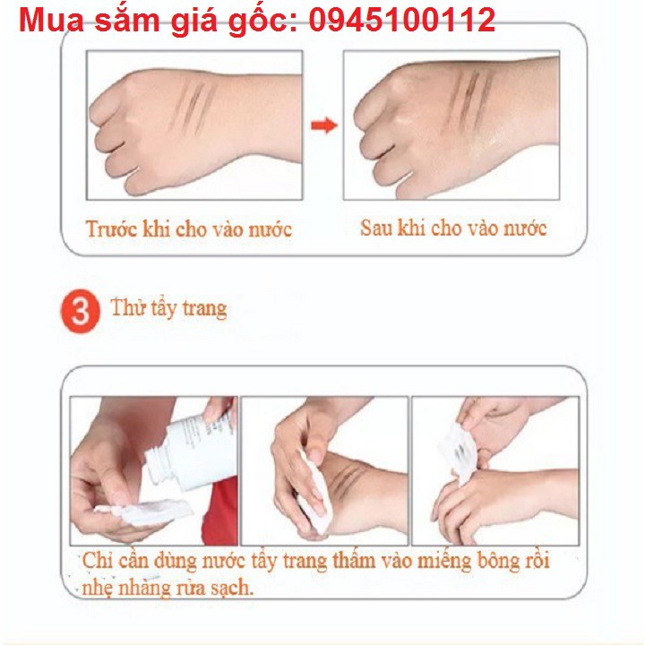 kẻ lông mày phẩy sợi bút săm chân mày dạng sợi 4D thần thánh