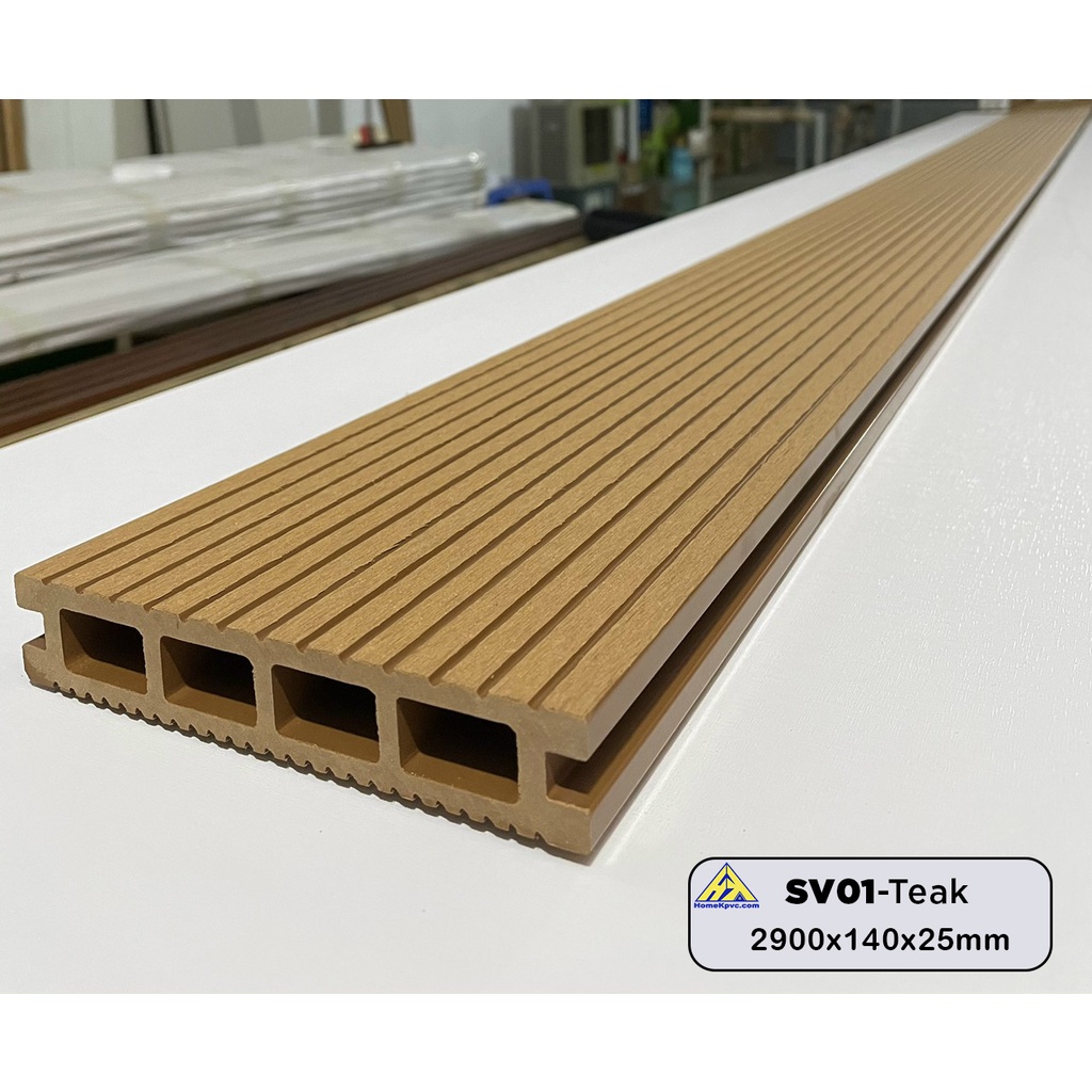 Sàn Gỗ Nhựa Ngoài Trời/Thanh Sàn Dài 2m9/Sàn Nhựa Ngoài Trời Giá Rẻ
