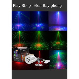 Đèn laser bay phòng mini 60 hình cảm biến theo nhạc thế hệ mới nhỏ gọn cho - ảnh sản phẩm 3