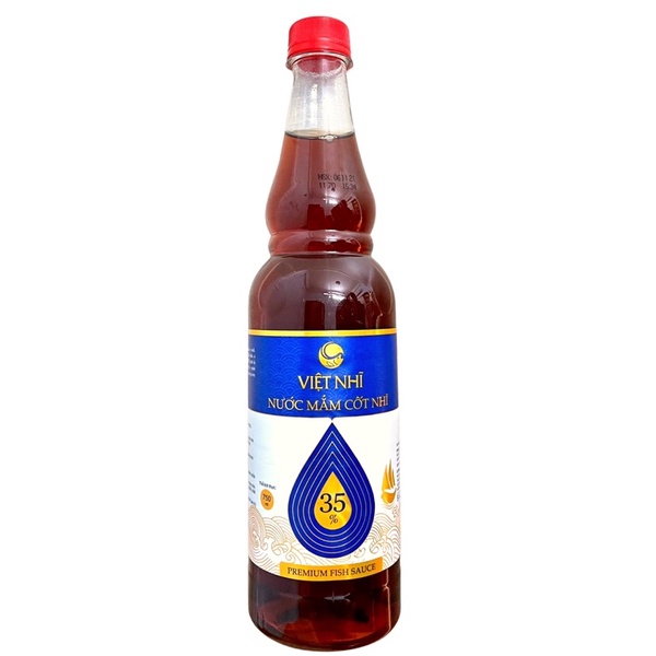 Nước Mắm Cốt Nhĩ 35 Độ Đạm - Nước Mắm Việt Nhĩ chai 750ml