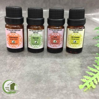 Tinh dầu quế, bạc hà, sả chanh, cam ngọt - tinh dầu thiên nhiên Ấn Độ nguyên chất