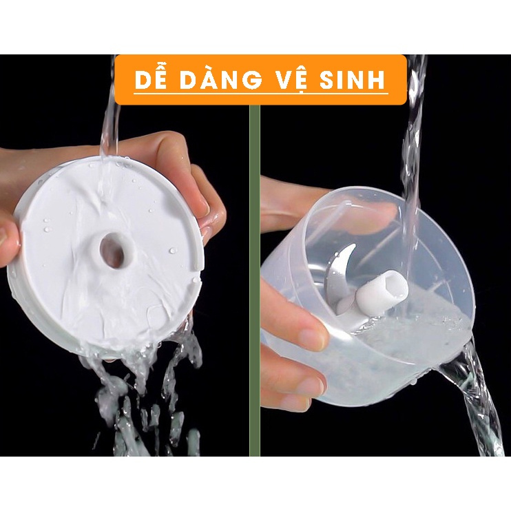 Máy xay tỏi ớt, rau củ quả mẫu hộp xanh lá, máy xay cầm tay mini đa năng 250ML tiện lợi - Kèm Dây Sạc USB