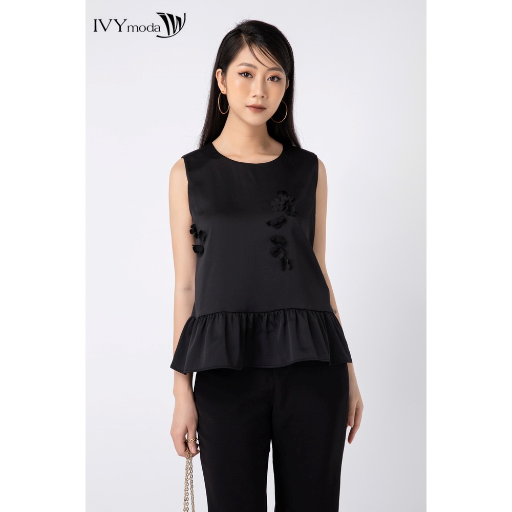 [NHẬP WABRTL5 GIẢM 10% TỐI ĐA 50K ĐH 250K ]Áo peplum sát nách IVY moda MS 15M6526