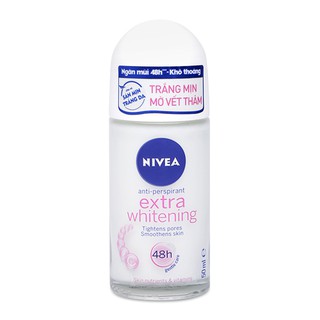 Lăn khử mùi trắng mịn, mờ vết thâm nivea extra whitening