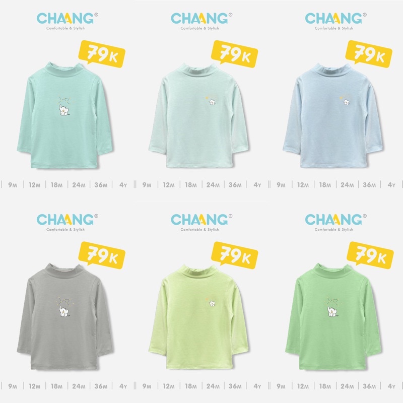 Chaang- Áo giữ nhiệt cho bé trai Chaang size 3 tháng đến 5 tuổi AW2022