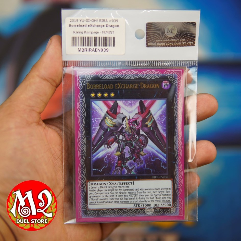 Thẻ bài yugioh Borreload eXcharge Dragon - Ultra Rare - lá bài Collector Pack của M2 DUEL Store