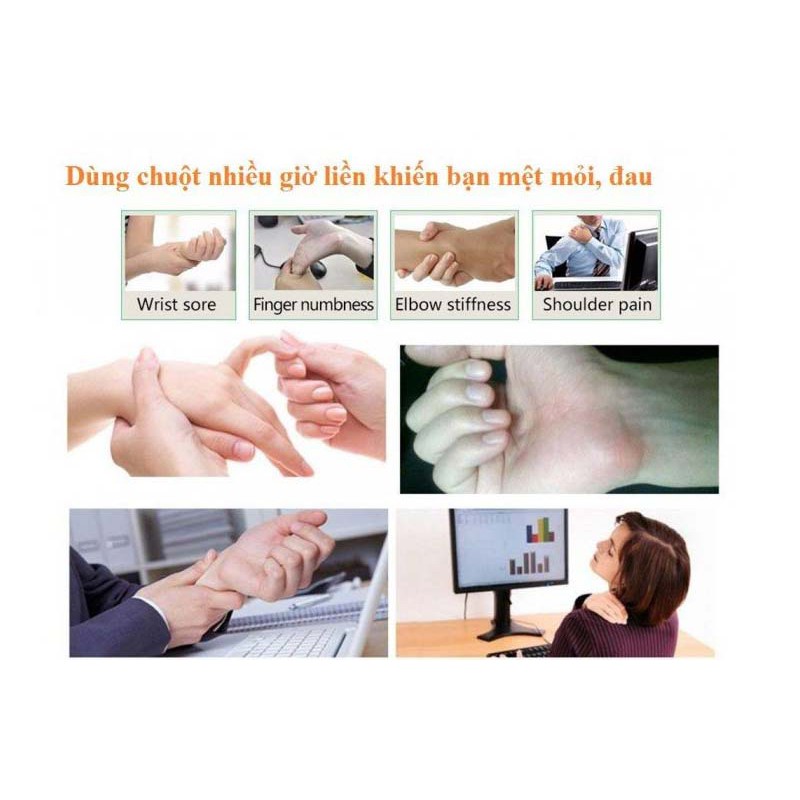 Chuột Đứng Không Dây Ergonomic Cao Cấp,chống mỏi tay ngăn ngừa hội chứng Ống Cổ Tay Cho Dân Văn Phòng. | BigBuy360 - bigbuy360.vn