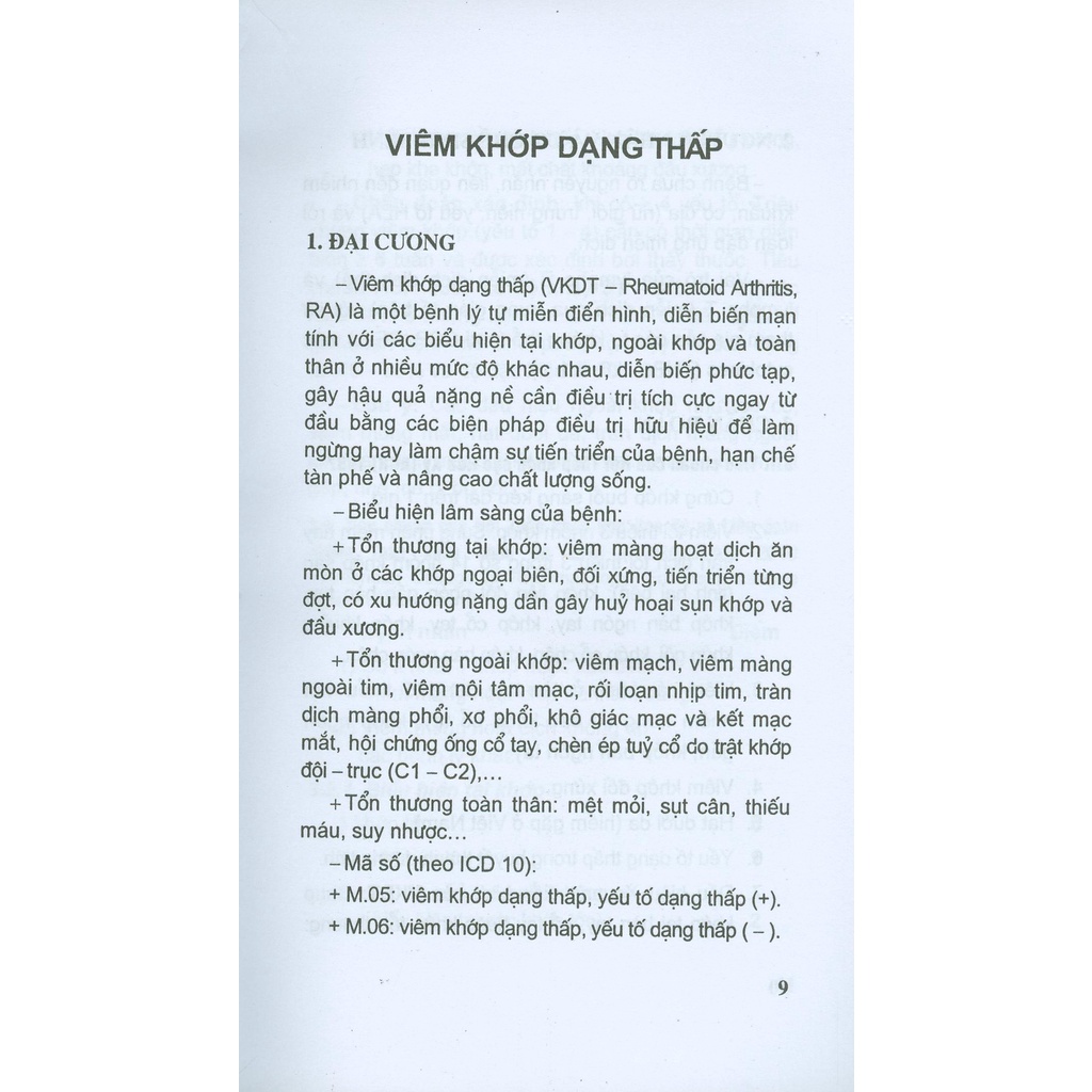 Sách - Phác Đồ Chẩn Đoán Và Điều Trị Các Bệnh Cơ Xương Khớp Thường Gặp