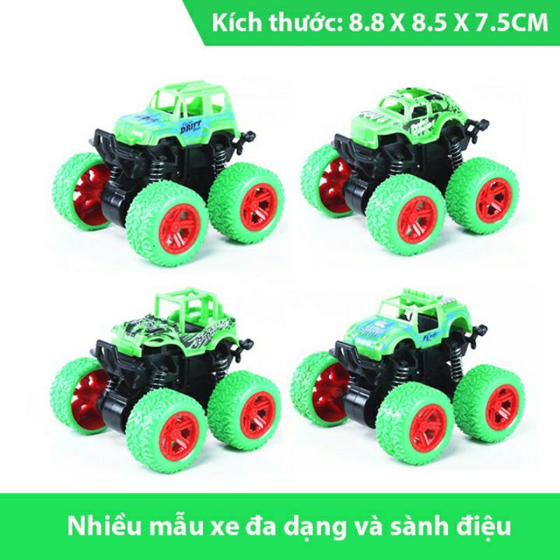 Xe đồ chơi - xe địa hình quán tính bánh đà đẩy tay không dùng pin