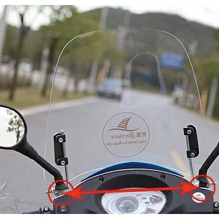 Kính chắn gió xe máy dành cho nhiều loại xe