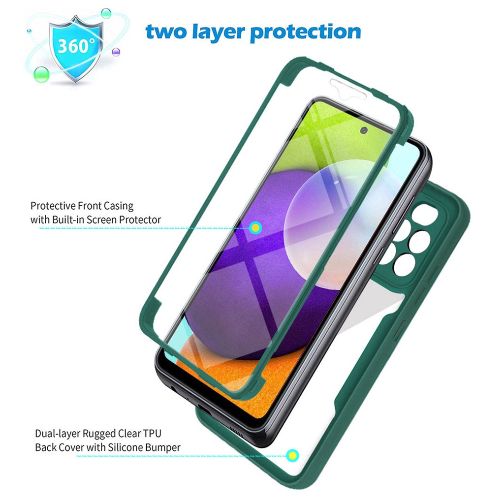 Ốp Điện Thoại Mềm Trong Suốt Bảo Vệ Toàn Diện 360 Độ Cho Xiaomi Redmi Note 11 10 Pro 11S 10S 4G 5G 9S 9 Pro