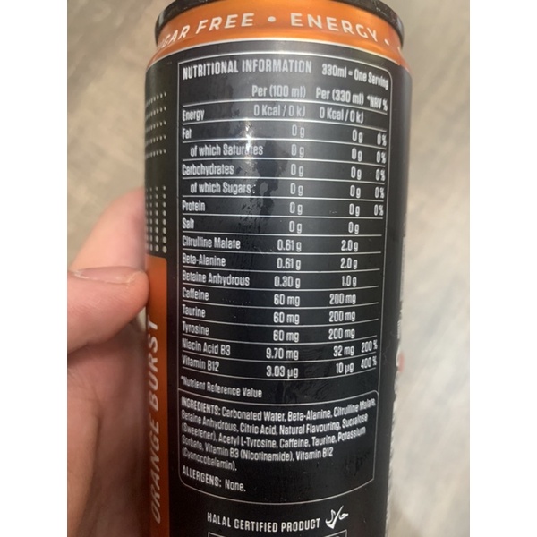 Abe Lon Tăng Lực Applied Nutrition ABE Pre Workout 1 lần dùng  Authentic 100%