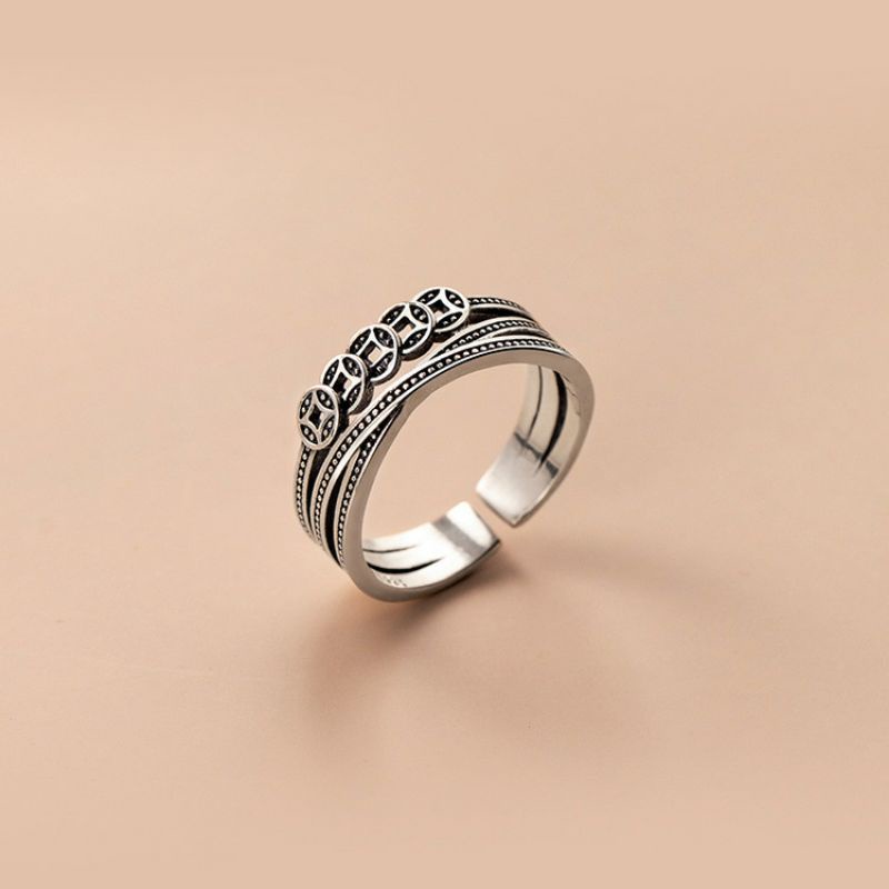 220414-2 -Nhẫn tài lộc bạc thái