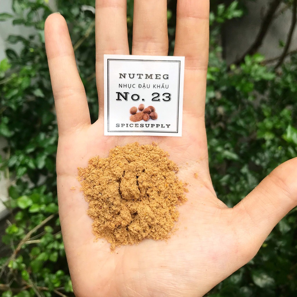 Nutmeg powder - bột Nhục đậu khấu để làm bánh Hũ 120ml | BigBuy360 - bigbuy360.vn