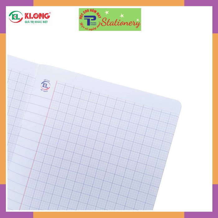 Vở 4 ô ly 48, 80 trang Klong định lượng 120g/m2 bìa hình chích bông, mèo tít, hổ nhi, sóc bi, khăm bun; MS: 038,039