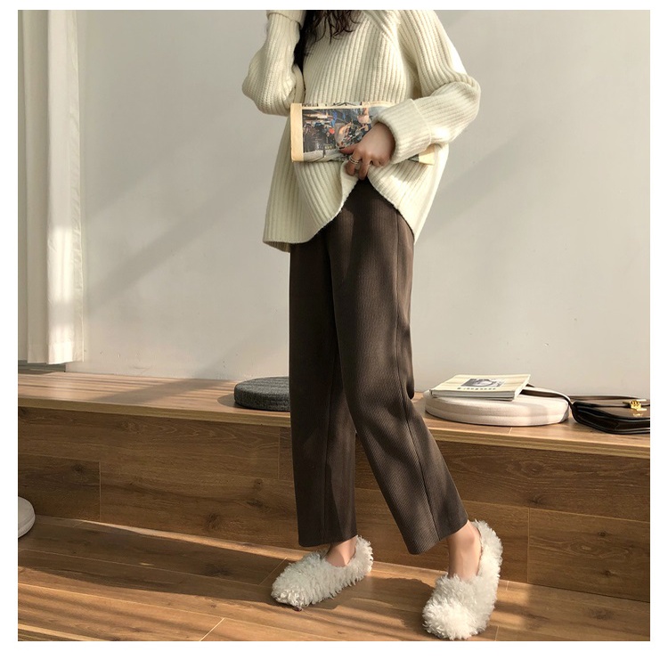 Quần Dài Màu Sắc Đơn Giản Dễ Phối Đồ Phong Cách Hàn Quốc Cho Nữ