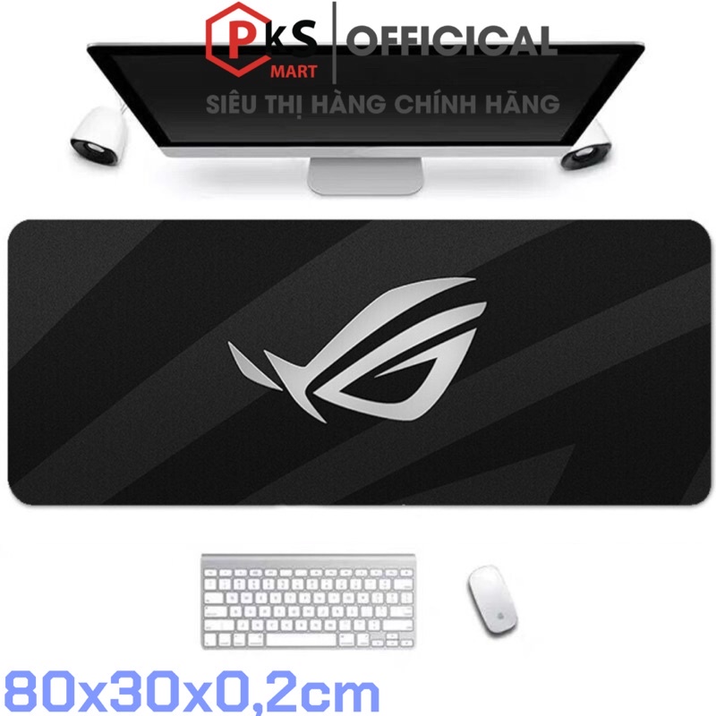 [Pad Chuột] Lót Chuột Cỡ Lớn Gaming ASUS-ROG 80x30 In Hình Sắc Nét May Bo Viền Chắc Chắn Nhiều Mẫu Mã - PKSMART | BigBuy360 - bigbuy360.vn