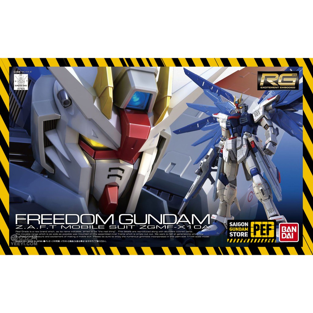 MÔ HÌNH LẮP RÁP RG FREEDOM GUNDAM