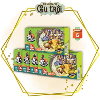 Combo 5 Viên Gia Vị HỦ TIẾU CHAY Ông Chà Và Gold 126gr