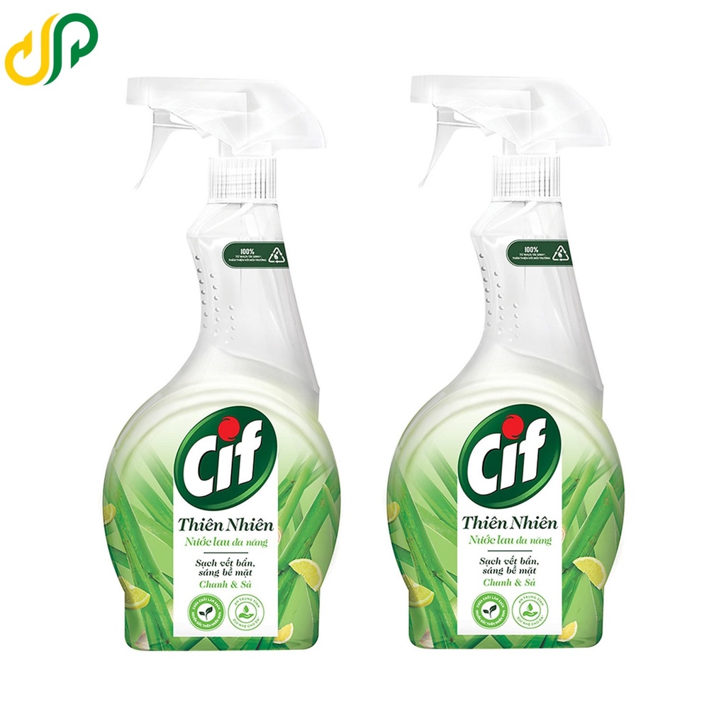 Xịt lau bếp Cif thiên nhiên 500ml