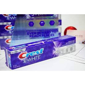 Set 5 Kem đánh răng Crest 3D White Ultra Vivid Mint 150g (mẫu mới) - Mỹ
