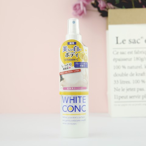 Lotion xịt dưỡng trắng da White Conc Vitamin C 245ml Nhật Bản