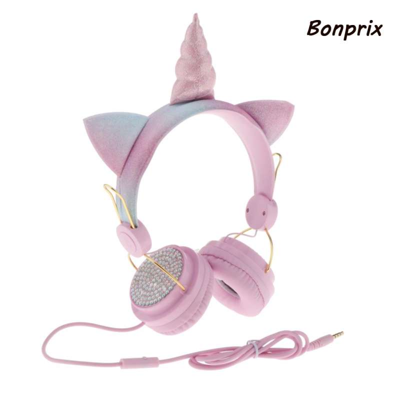 Tai nghe hình tai mèo/ngựa một sừng dễ thương cho bé gái