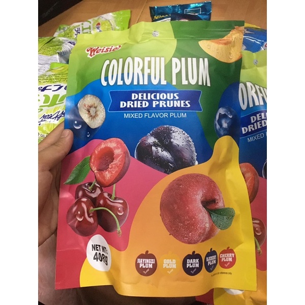 Ômai trái cây Plums mix 6 vị siêu ngon gói 408g