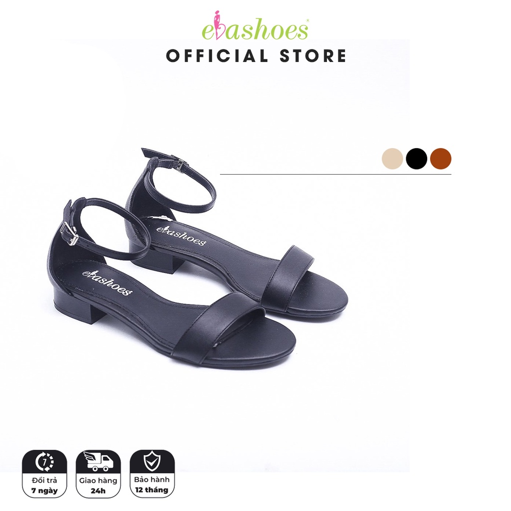 Dép Sandal Nữ Bít Gót Quai Ngang Bằng Da Cao Cấp Đế Thấp 2cm Evashoes - EVA0071