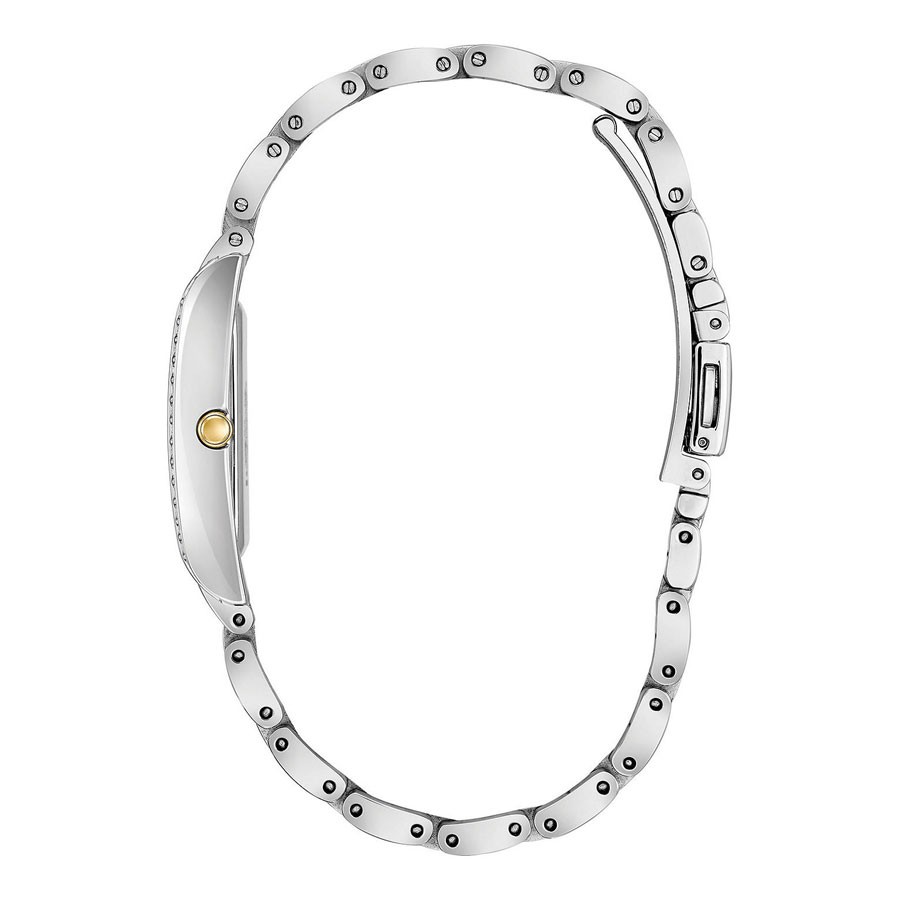 Đồng Hồ Nữ Citizen Đính Đá Swarovski Dây Thép Không Gỉ EX1474-85D - Mặt Xà Cừ