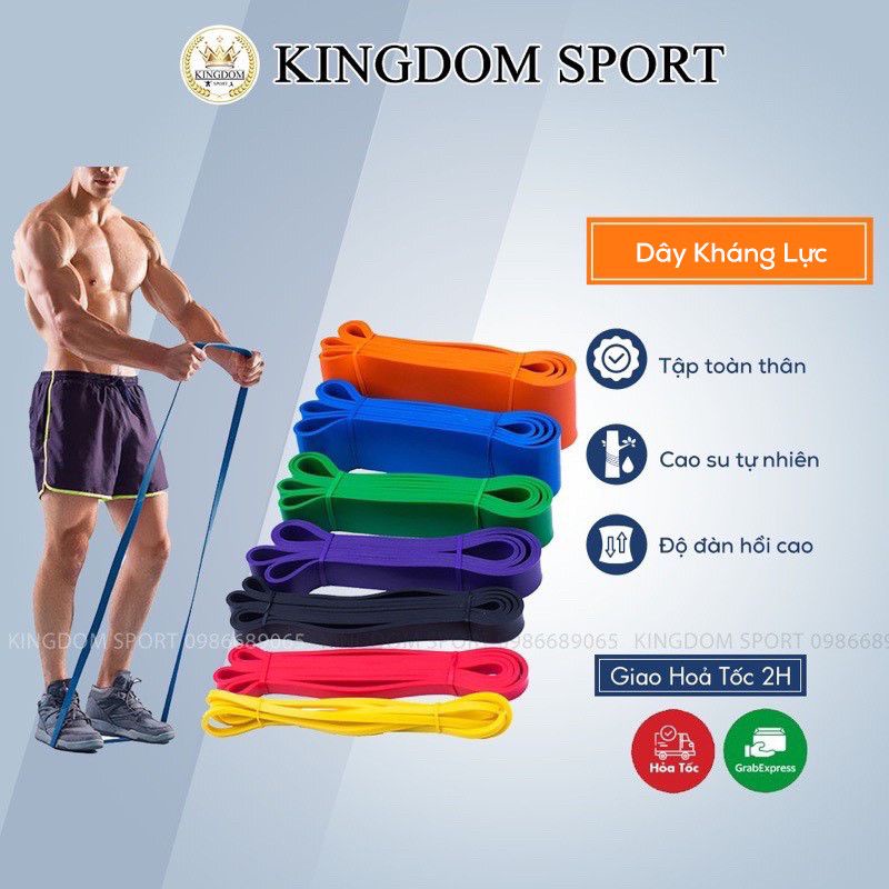 Dây Đàn Hồi Kháng Lực Toàn Thân KINGDOM SPORT size 2080 x 4,5cm