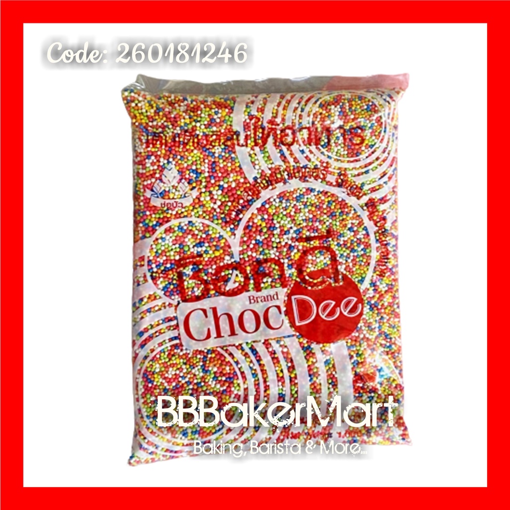 Cốm bi đường TRÒN NHỎ đủ màu Thái Lan - 200gr | 1KG