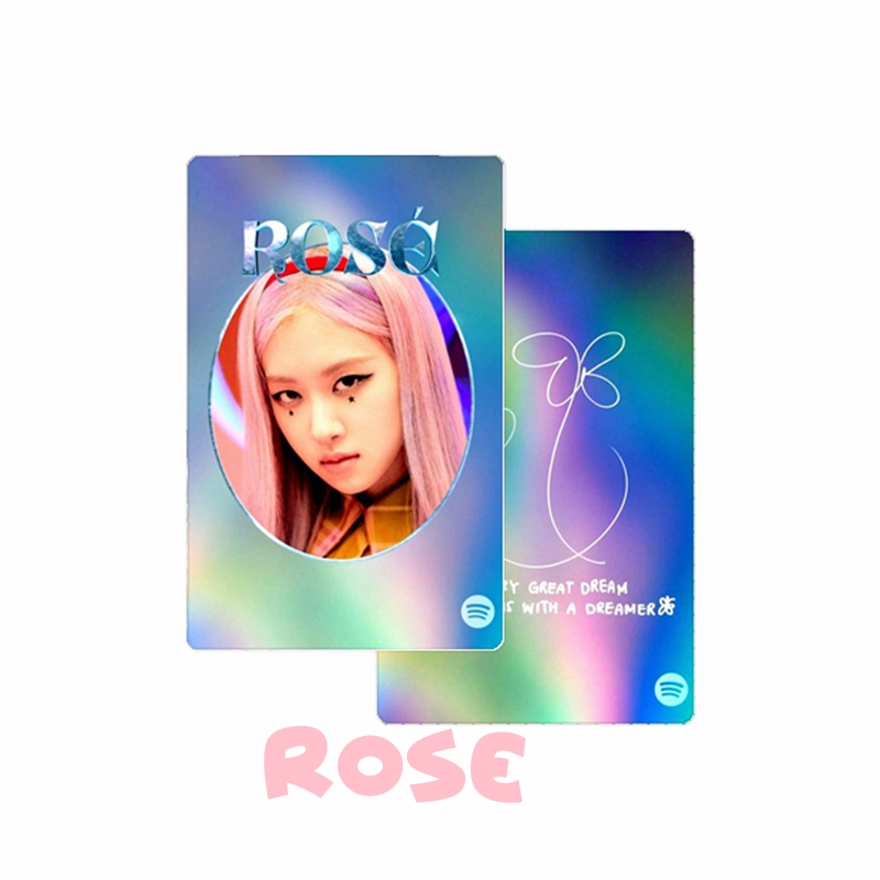 Bộ thẻ ảnh hình thành viên nhóm nhạc Blackpink KPOP PVC
