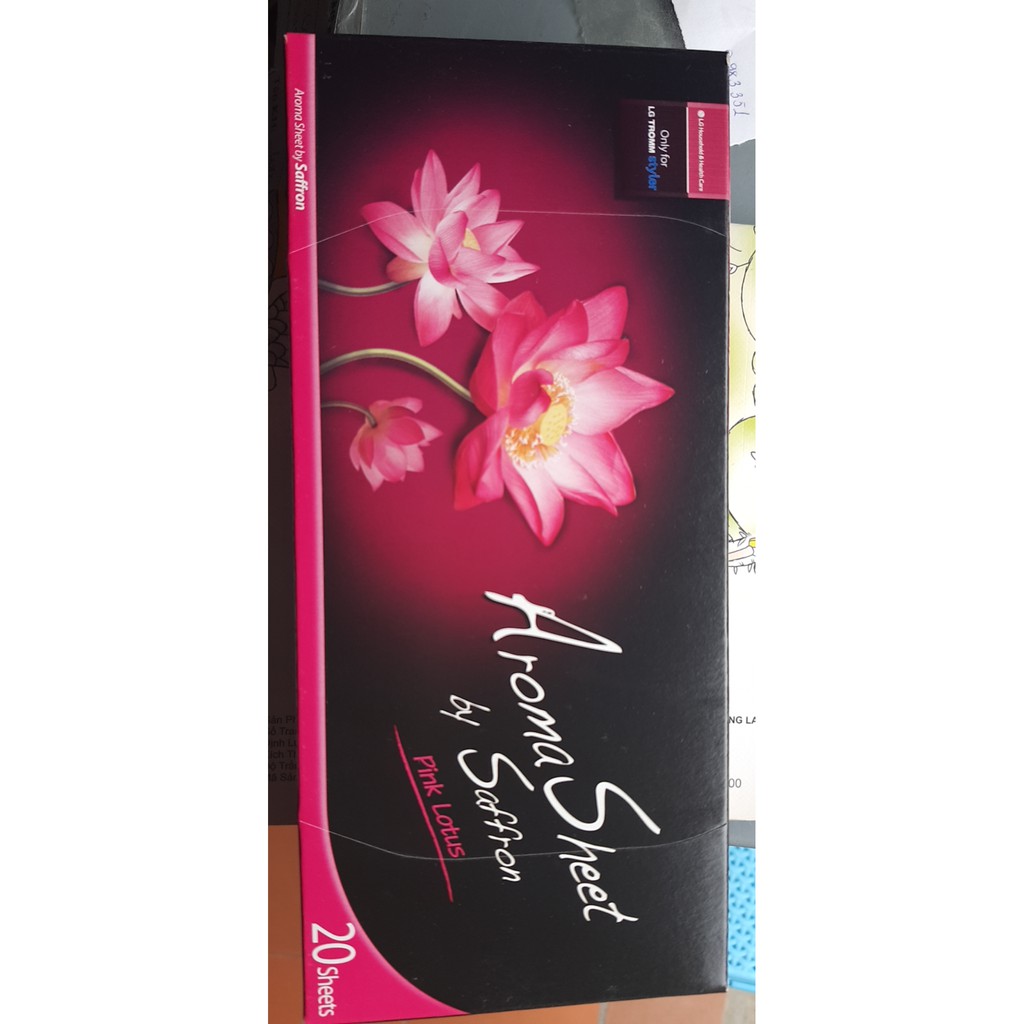 Hộp giấy thơm Aroma Sheet chính hãng cho máy giặt hấp sấy LG Styler