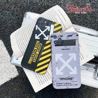Ốp lưng iPhone - OFF WHITE - 7plus/8plus/X/Xs/XsMax/11/11ProMax